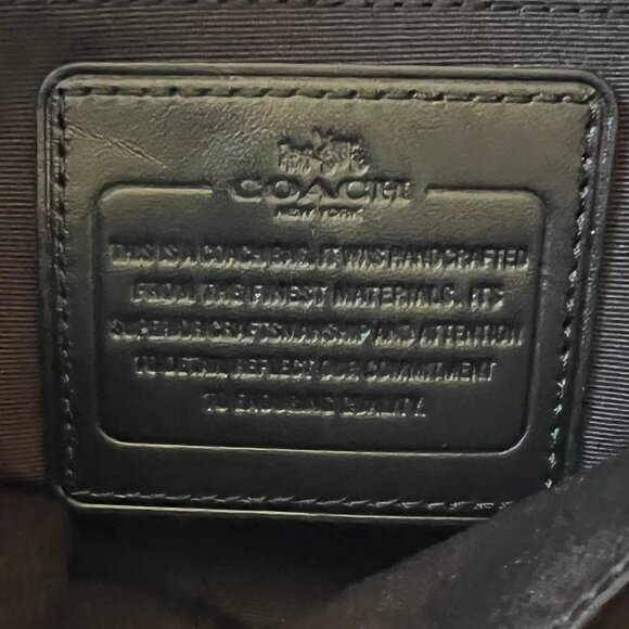 Coach 12CM Signature File Crossbody Handbag 36378 - Black - Picture 5 of 6